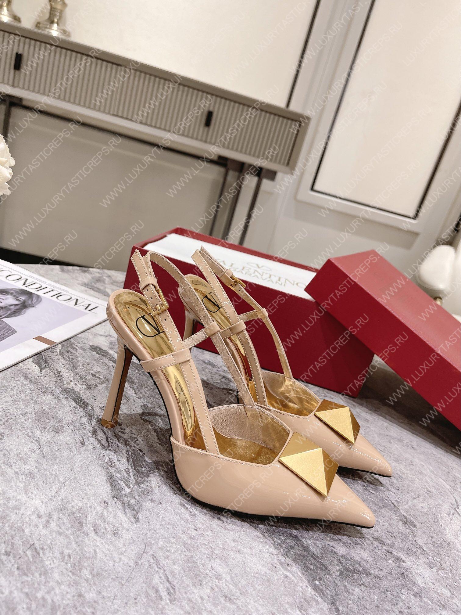 VALENTINO SLINGBACK PUMP POWDER ROSE WS0R01TMK