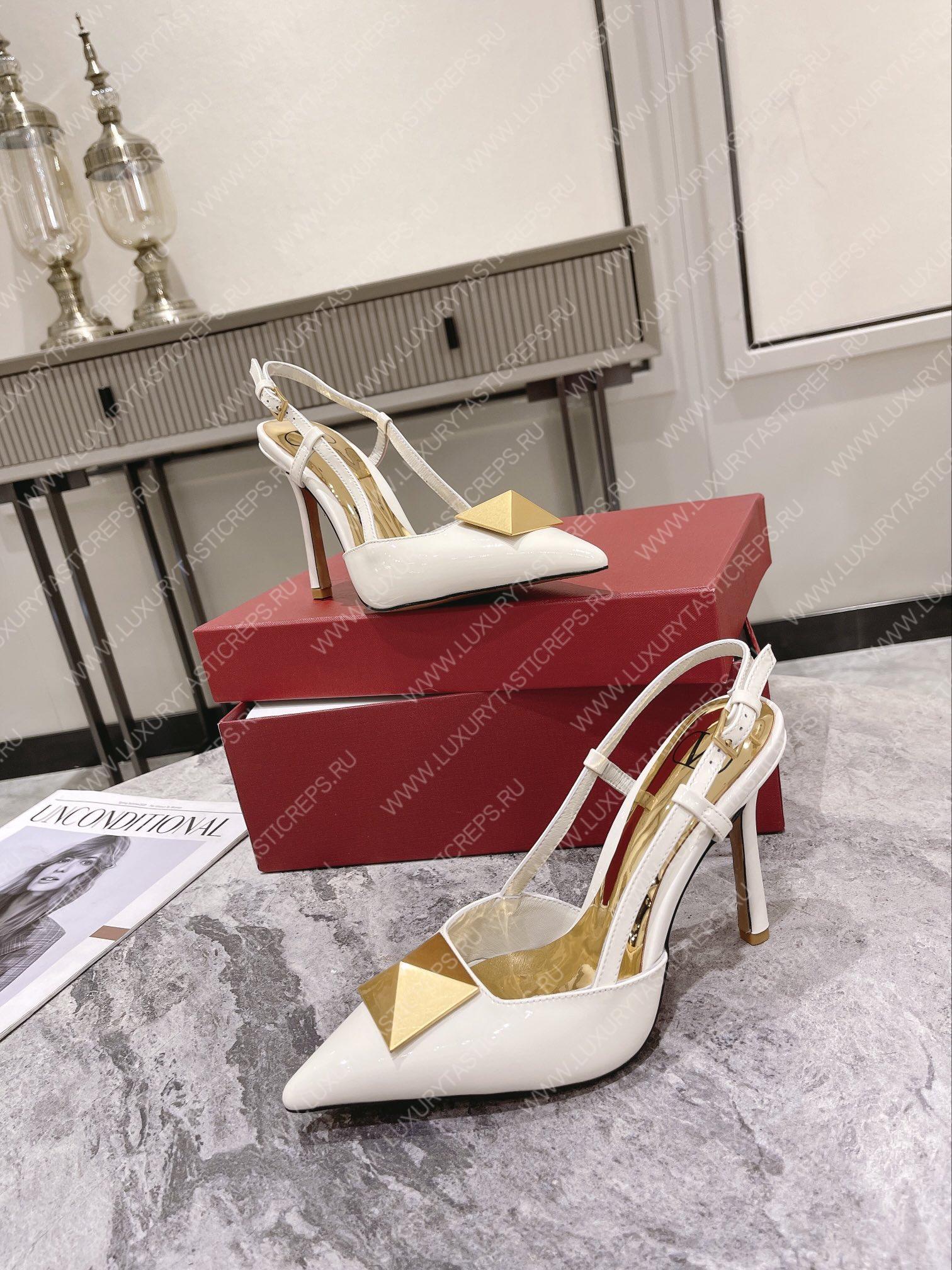VALENTINO SLINGBACK LIGHT IVORY WS0R01TMK