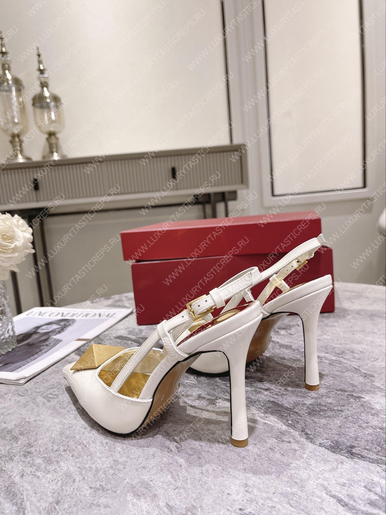 VALENTINO SLINGBACK LIGHT IVORY WS0R01TMK