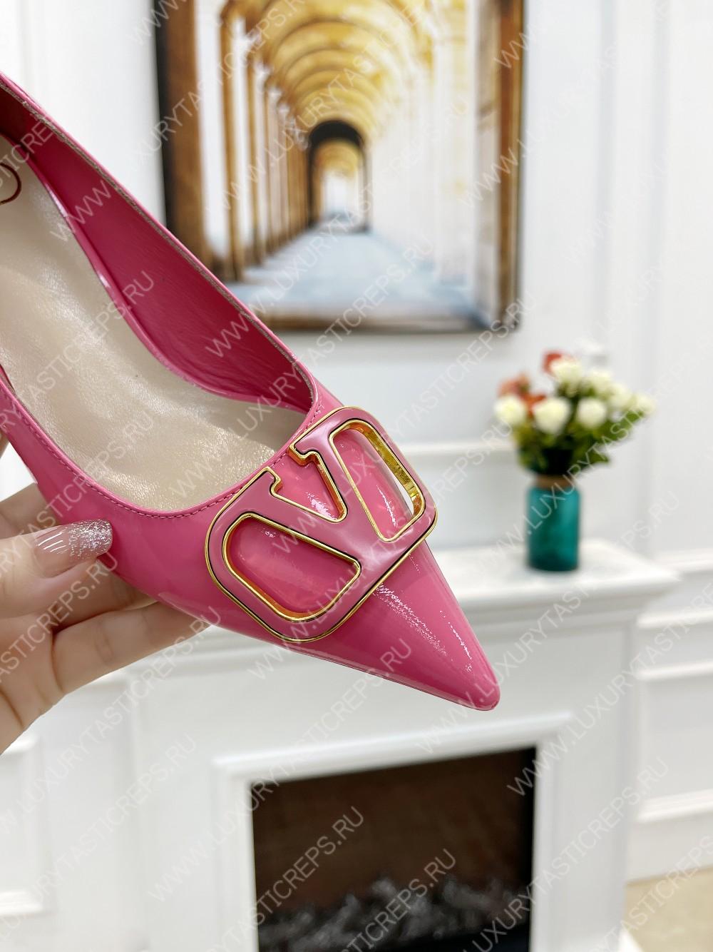 VALENTINO V BUCKLE PUMPS PINK 1W2S0FH8LAFGF9