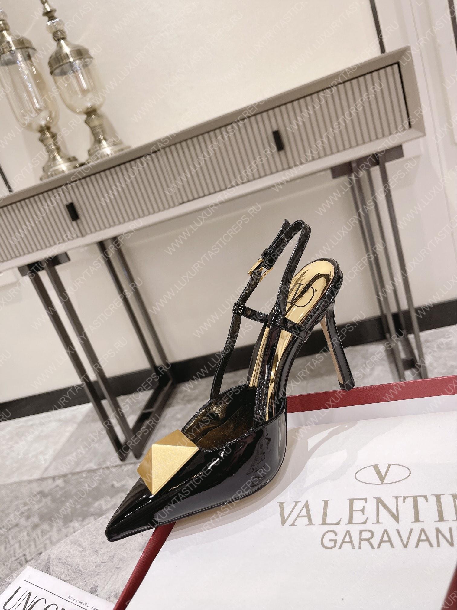 VALENTINO SLINGBACK BLACK WS0R01TMK