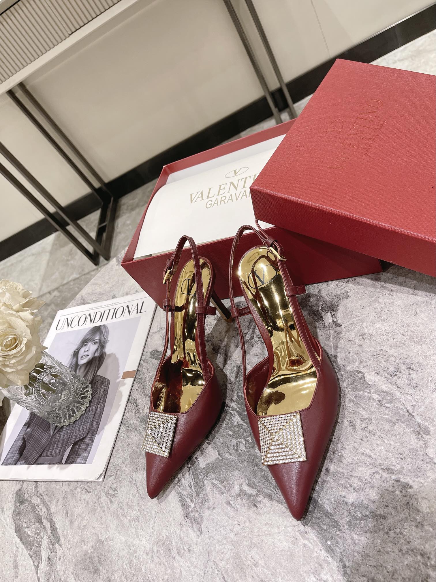 VALENTINO SLINGBACK LIGHT IVORY WS0R01TMK