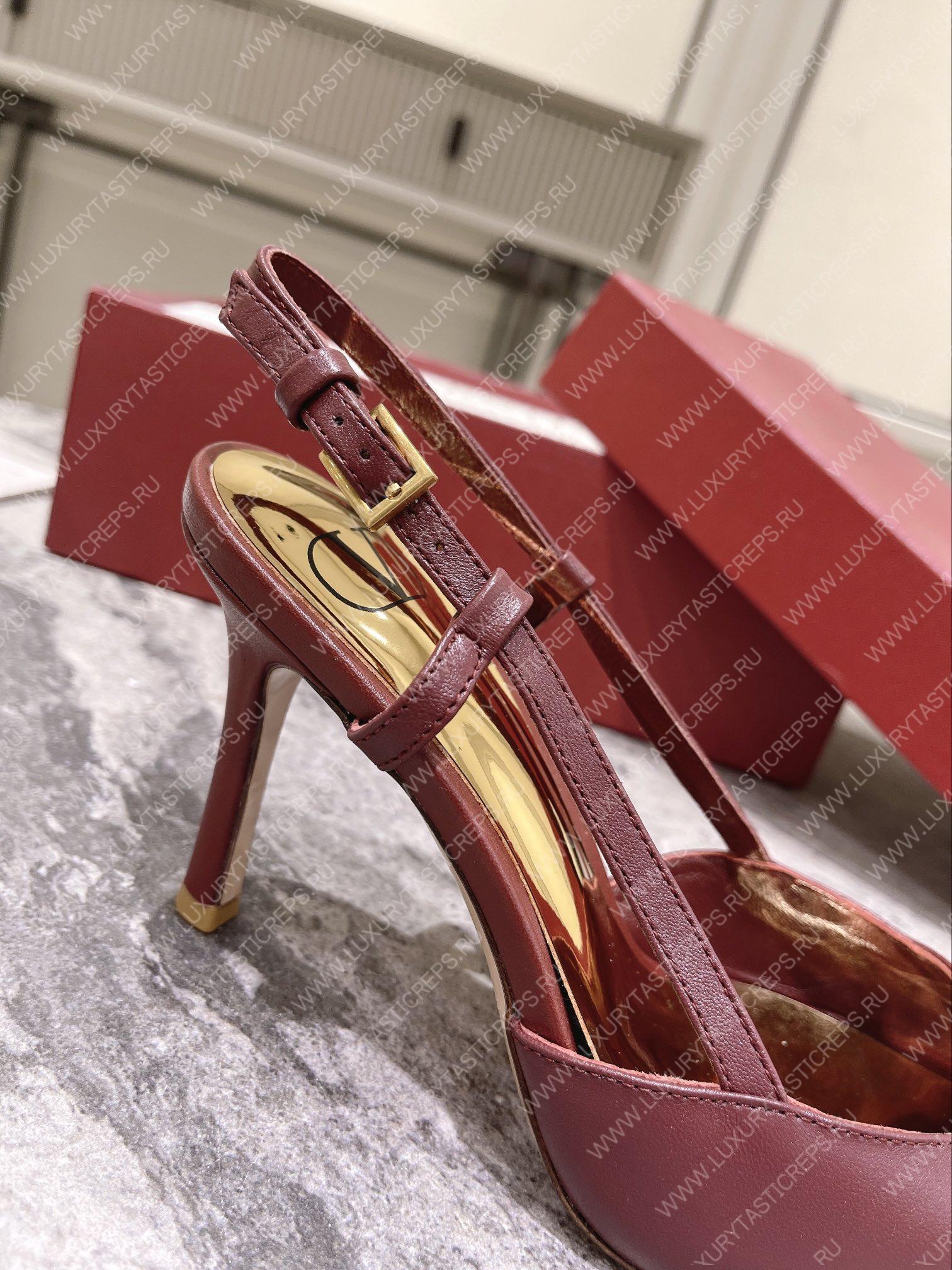 VALENTINO SLINGBACK LIGHT IVORY WS0R01TMK