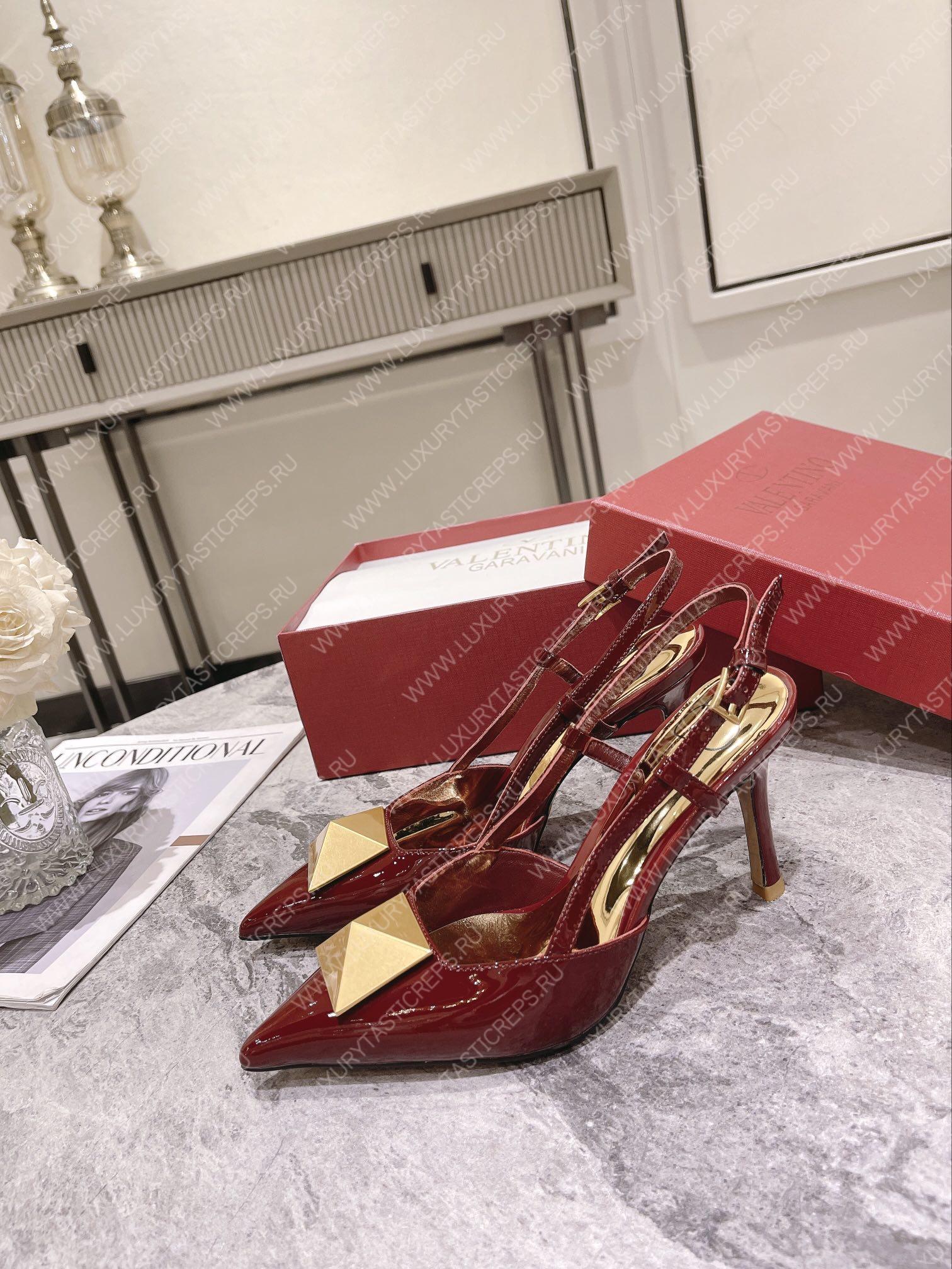 VALENTINO SLINGBACK RED WS0R01TMK