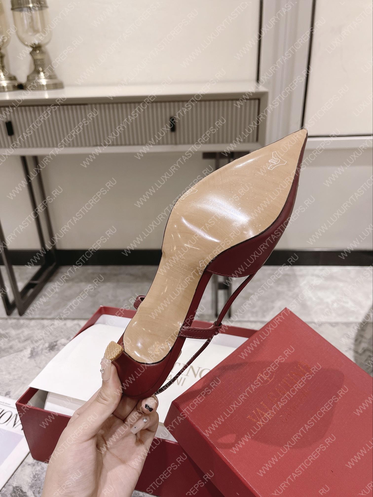 VALENTINO SLINGBACK ROSSO VALENTINO WS0R01TMK
