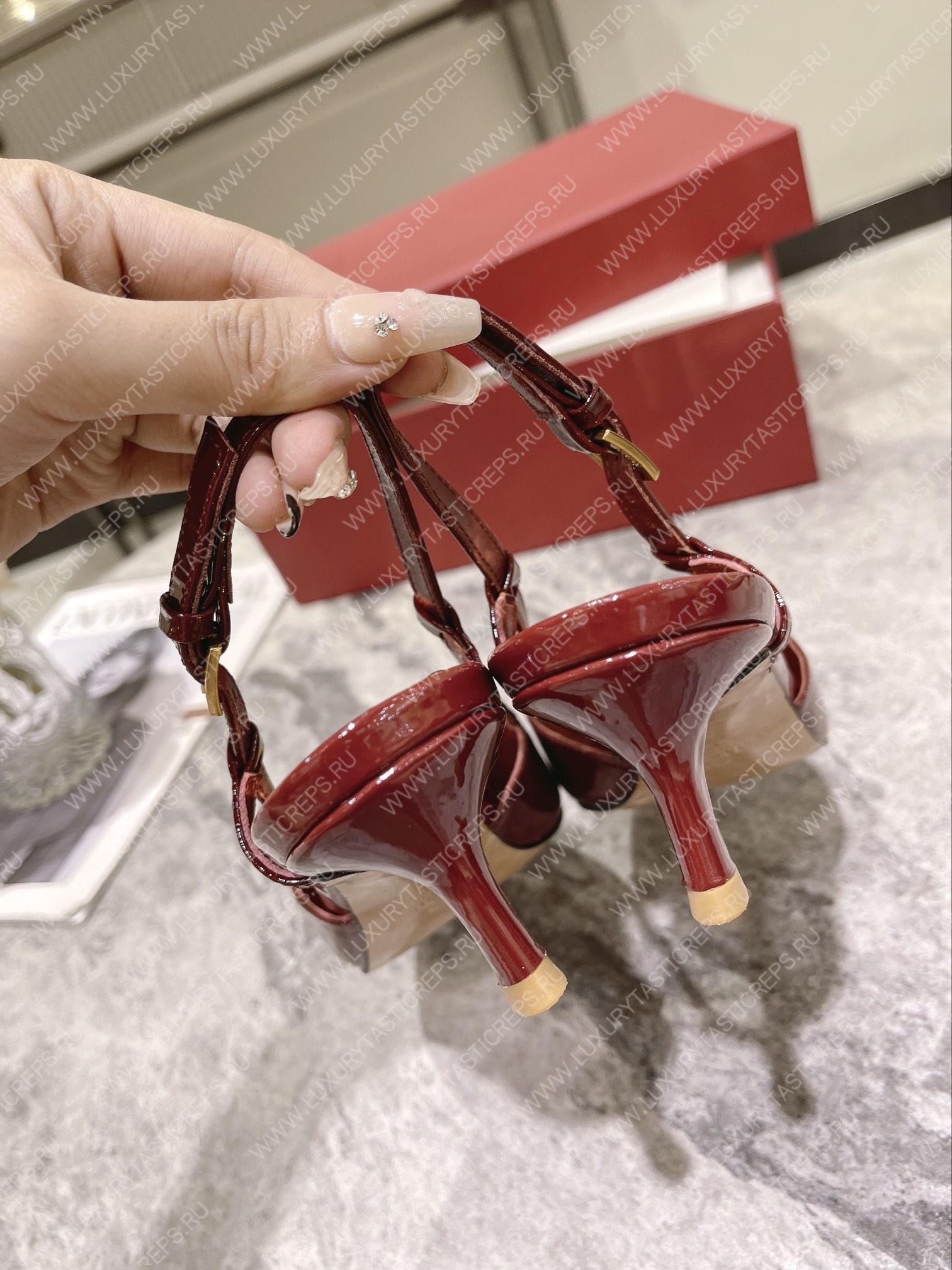 VALENTINO SLINGBACK CHERRY WS0R01TMK