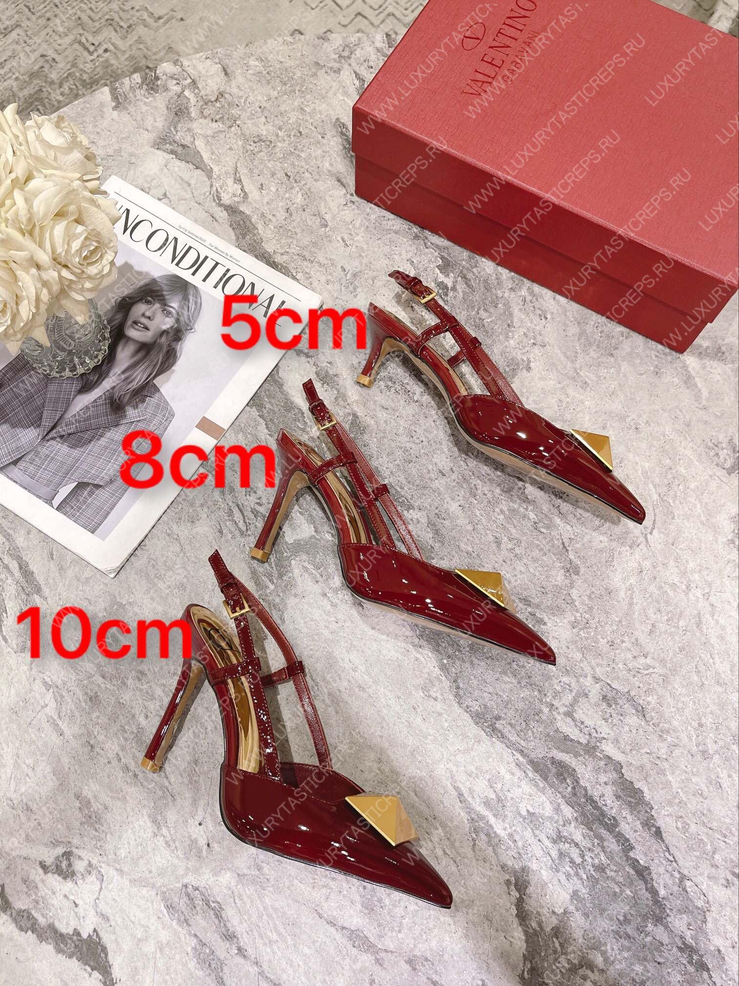 VALENTINO SLINGBACK CHERRY WS0R01TMK