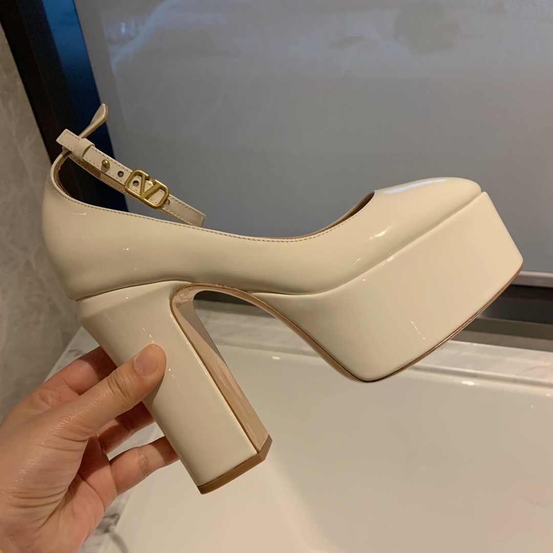 VALENTINO TAN-GO PLATFORM PUMP OFF WHITE WS0DQ3VNE_0NO