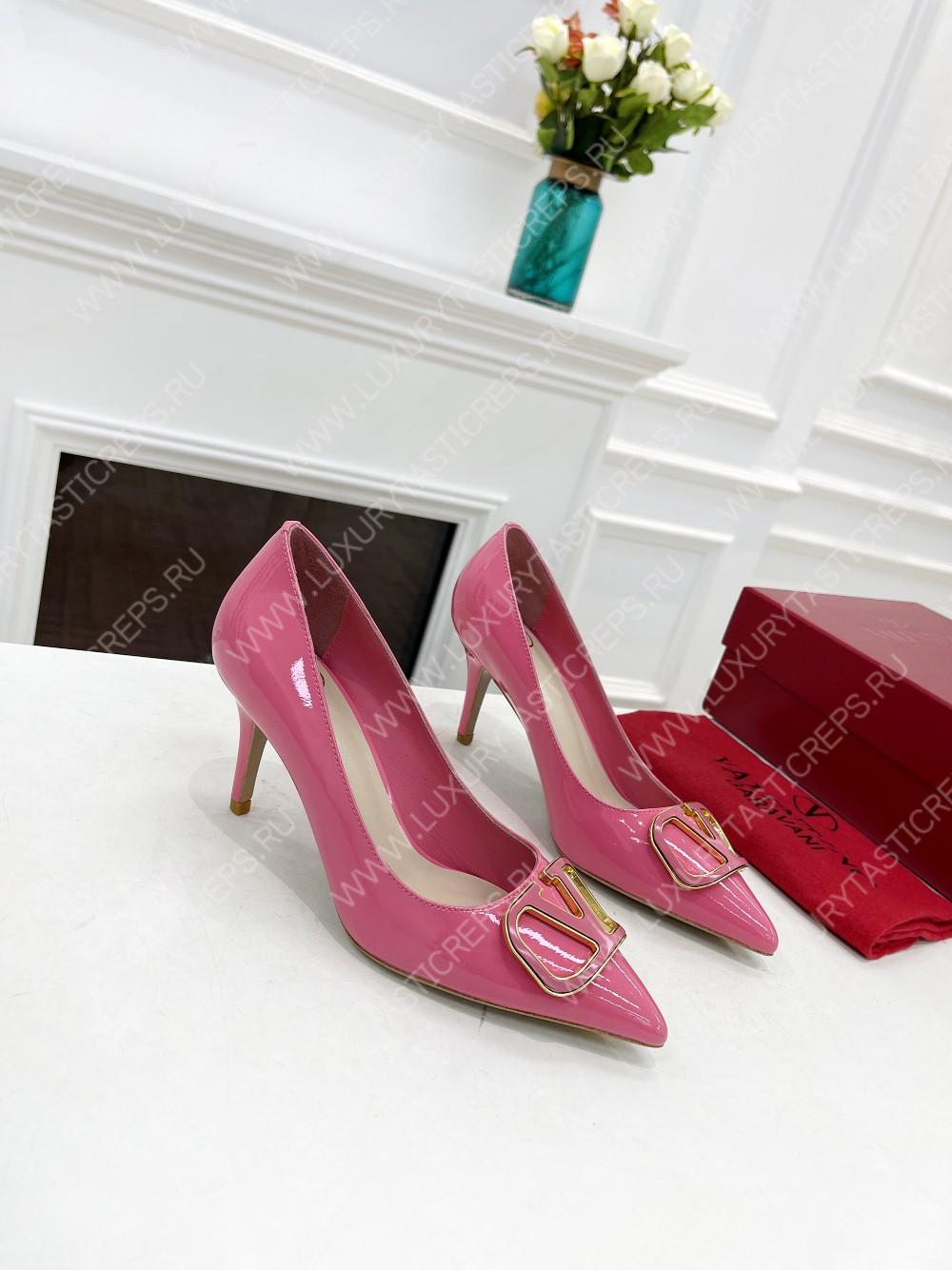 VALENTINO V BUCKLE PUMPS PINK 1W2S0FH8LAFGF9