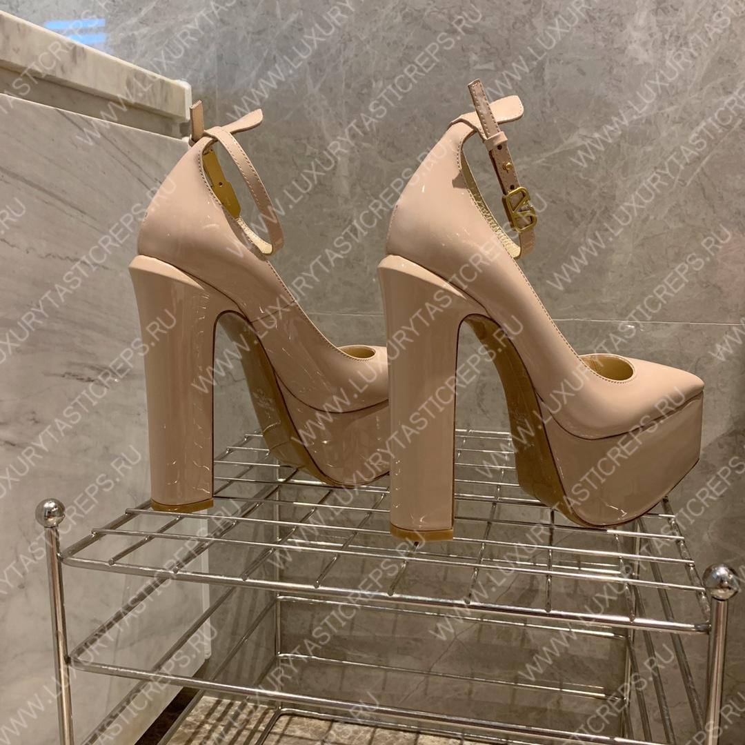 VALENTINO TAN-GO PLATFORM PUMP FAWN WS0DQ3VNE_0NO