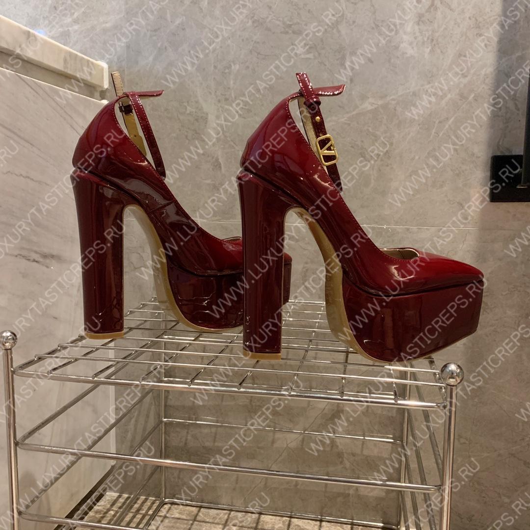 VALENTINO TAN-GO PLATFORM PUMP RED WS0DQ3VNE_0NO