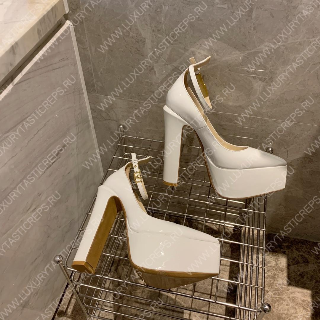 VALENTINO TAN-GO PLATFORM PUMP WHITE WS0DQ3VNE_0NO