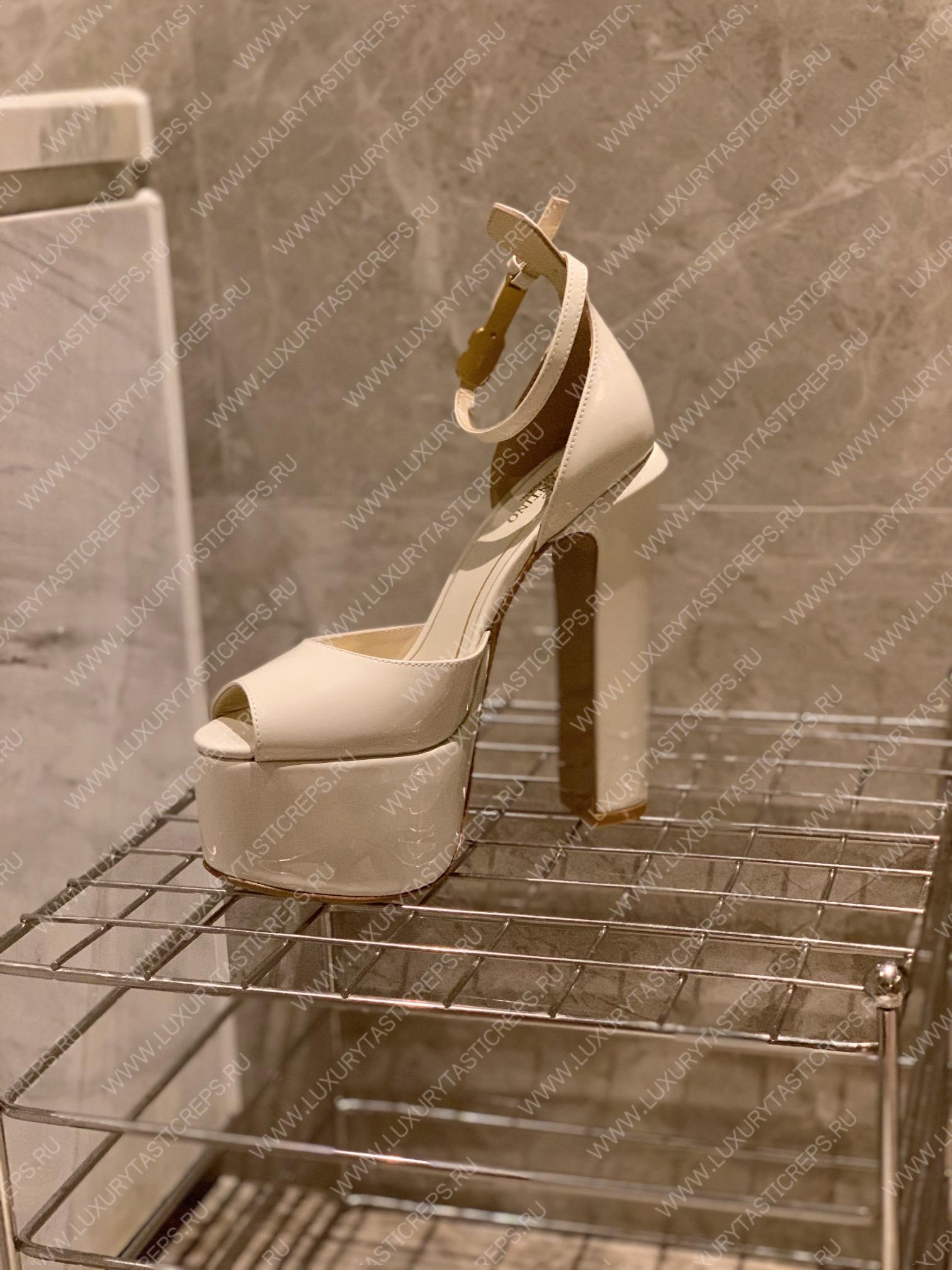 VALENTINO TAN-GO PLATFORM SANDAL OFF WHITE 1W2S0FE0VNE_I16