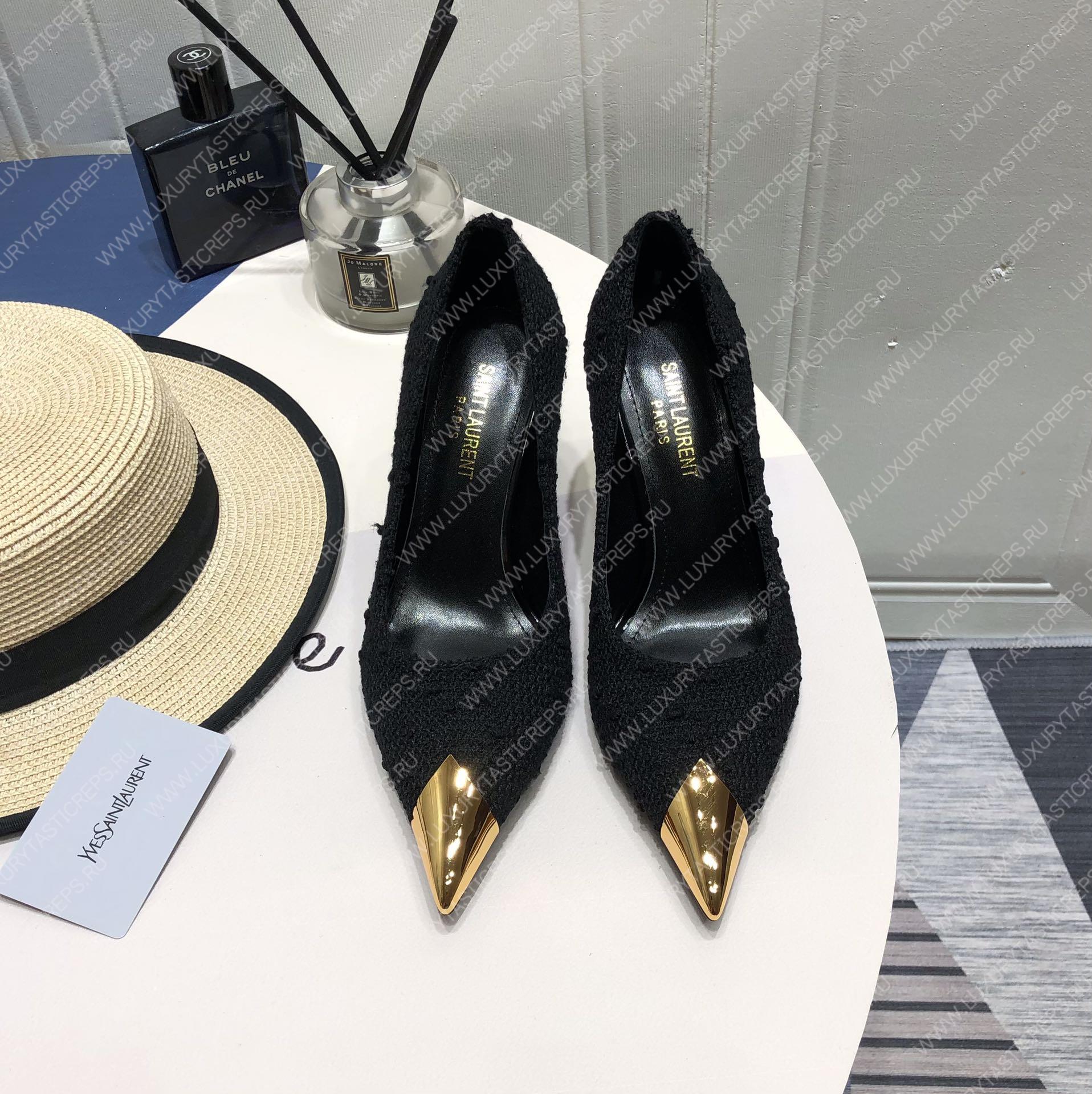 YVES SAINT LAURENT ARIAN 19 PUMPS BLACK 4720110NPVV1000