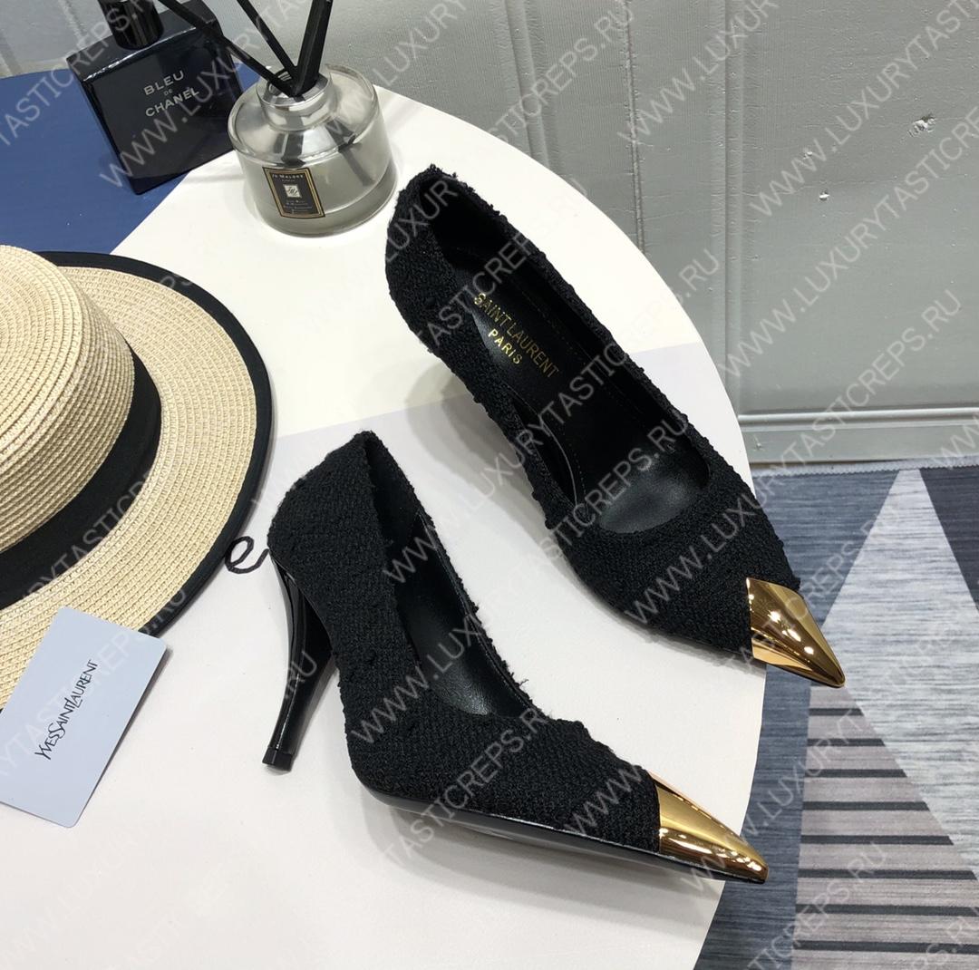 YVES SAINT LAURENT ARIAN 19 PUMPS BLACK 4720110NPVV1000