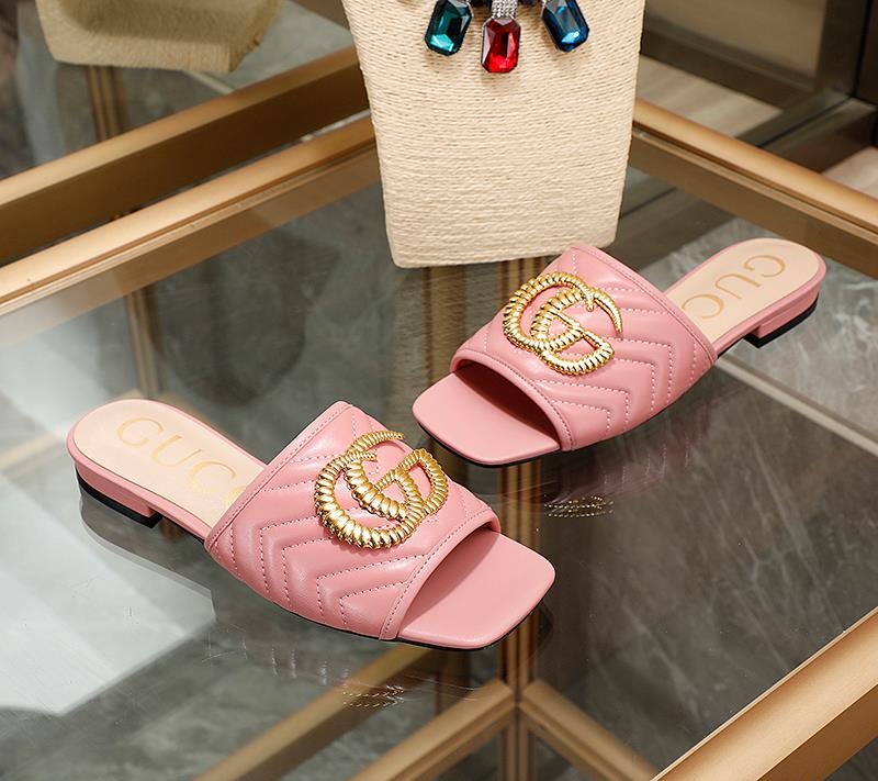 G*u*i leather mules pink 26327290