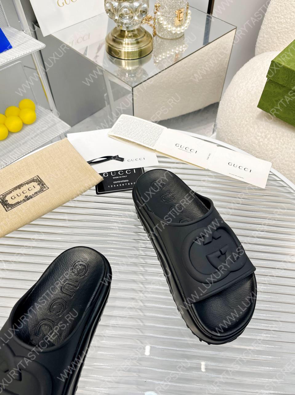 G*u*i slide sandal black 692845