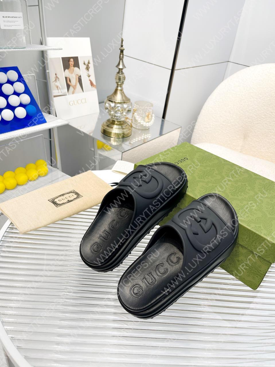 G*u*i slide sandal black 692845