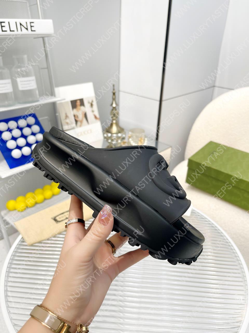 G*u*i slide sandal black 692845