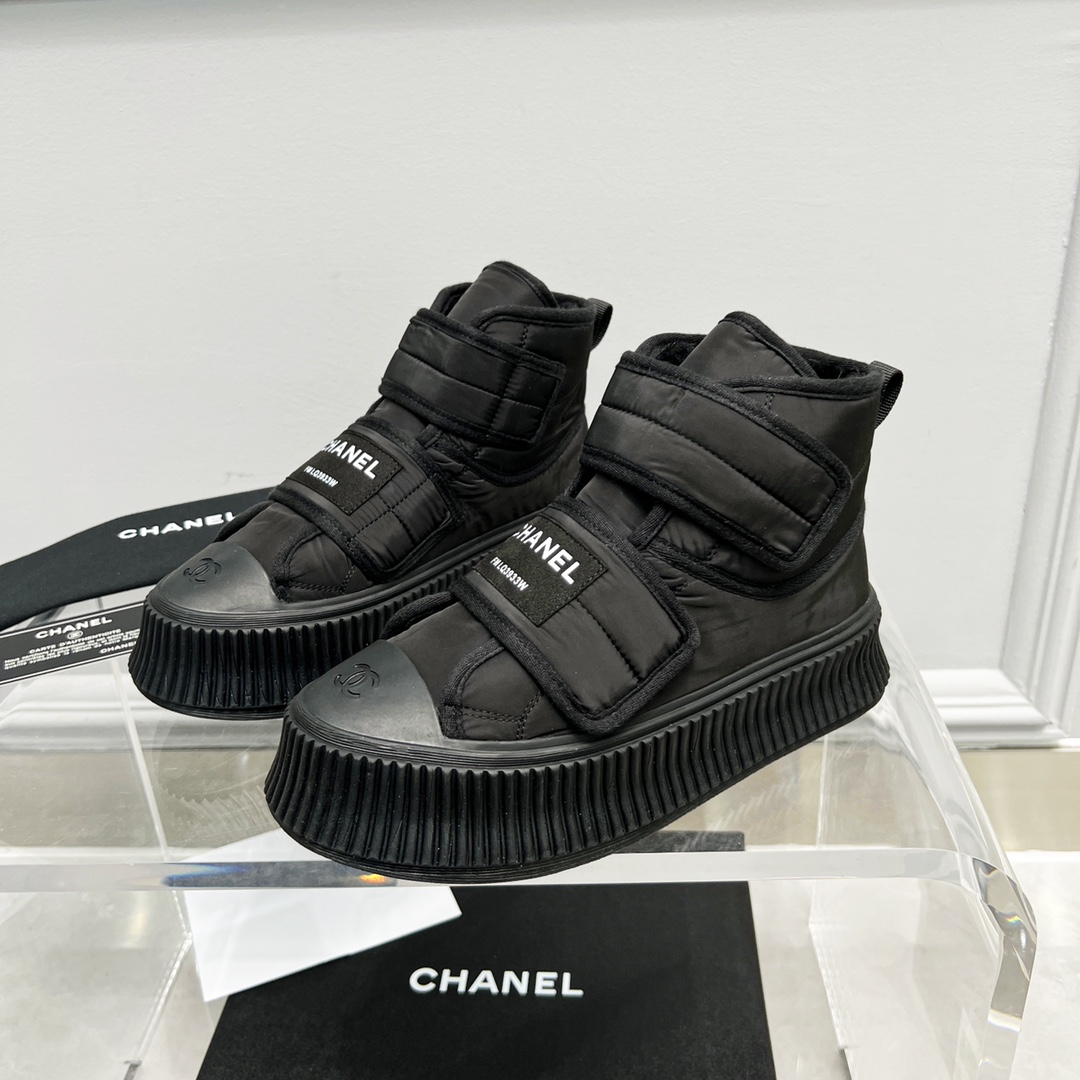 Ch*el sneakers black g35617