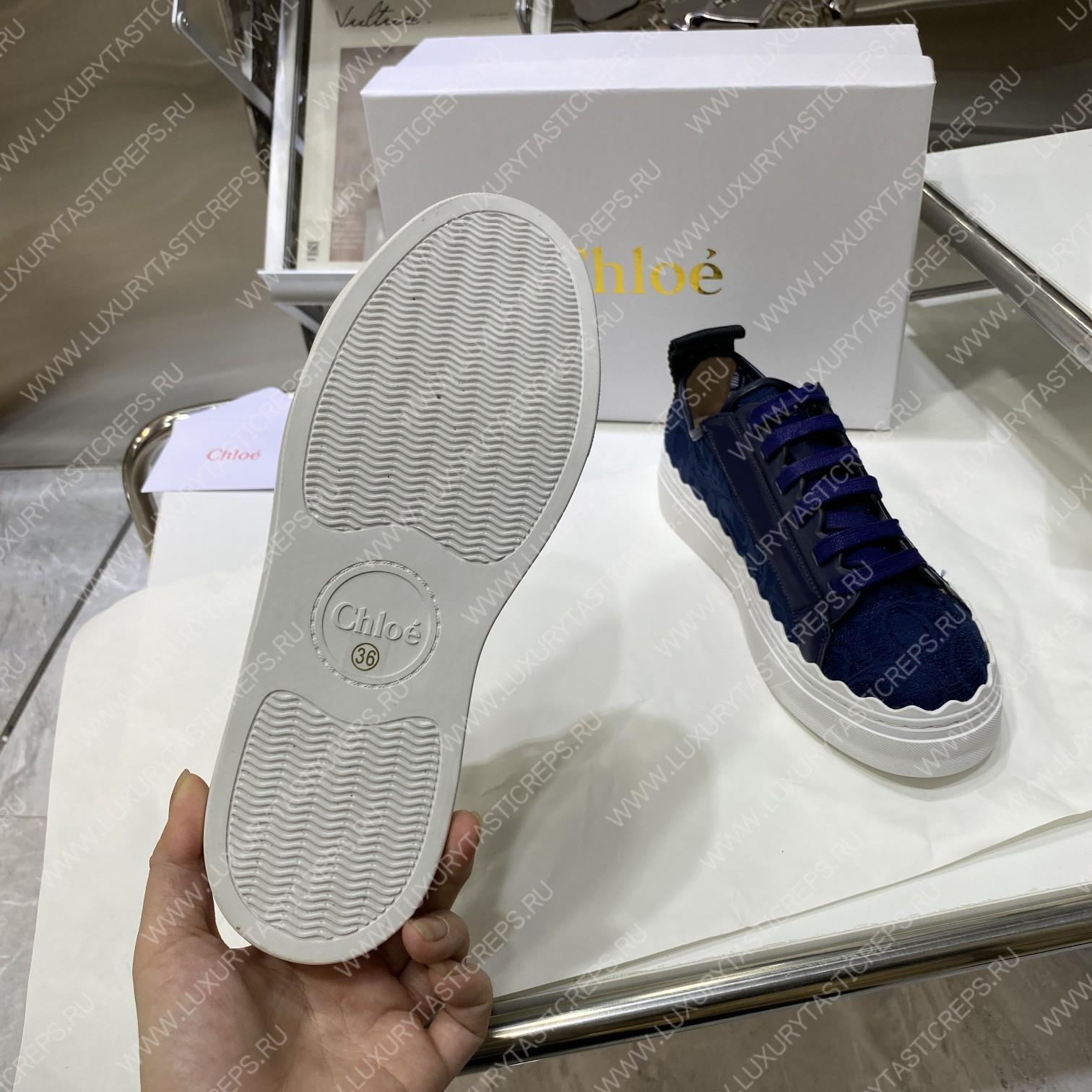 CHLOE LAUREN SNEAKER NAVY BLUE CHC19U