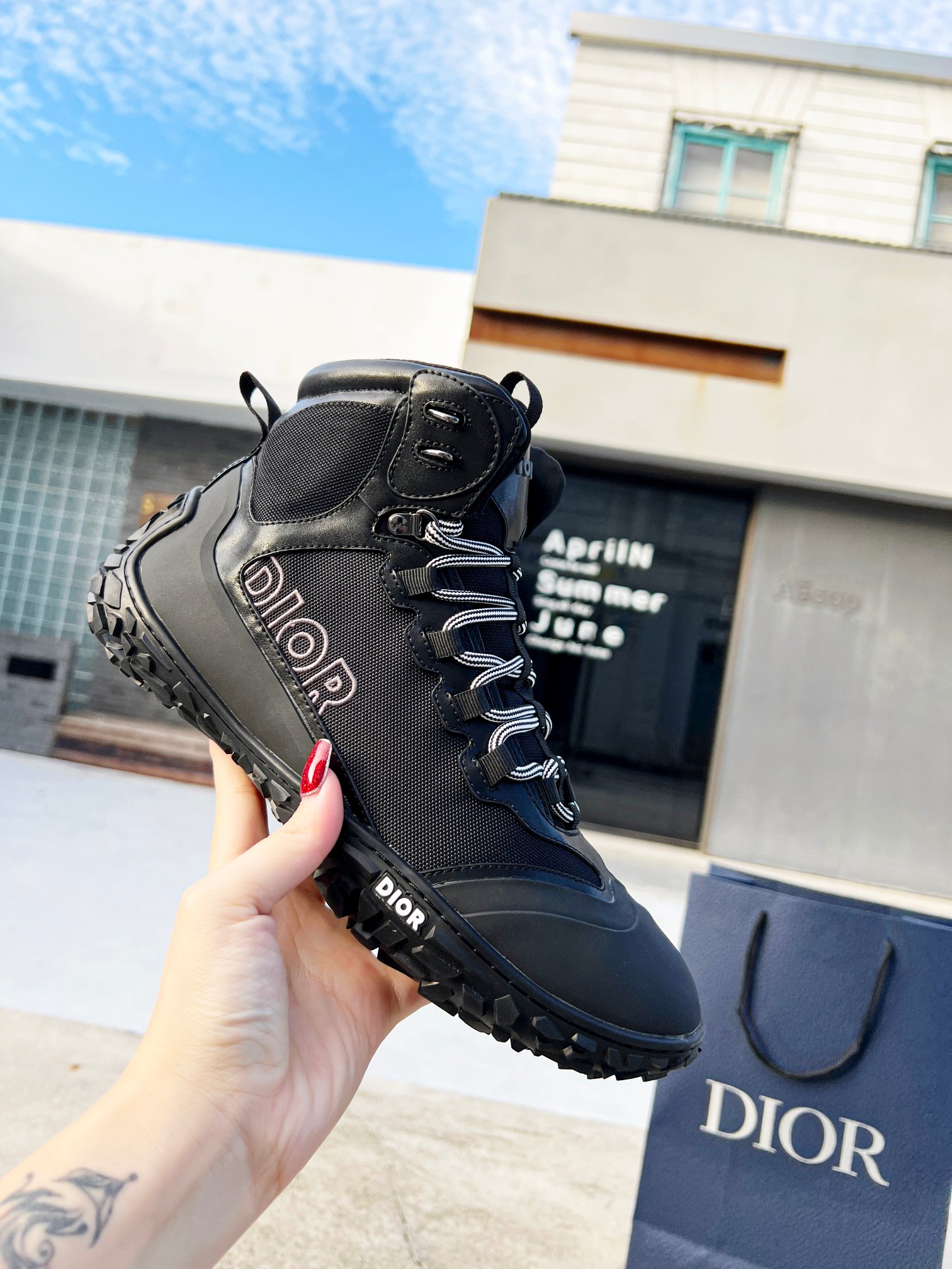 ch**an D*or D*orizon hiking shoe black 3bo290zrt