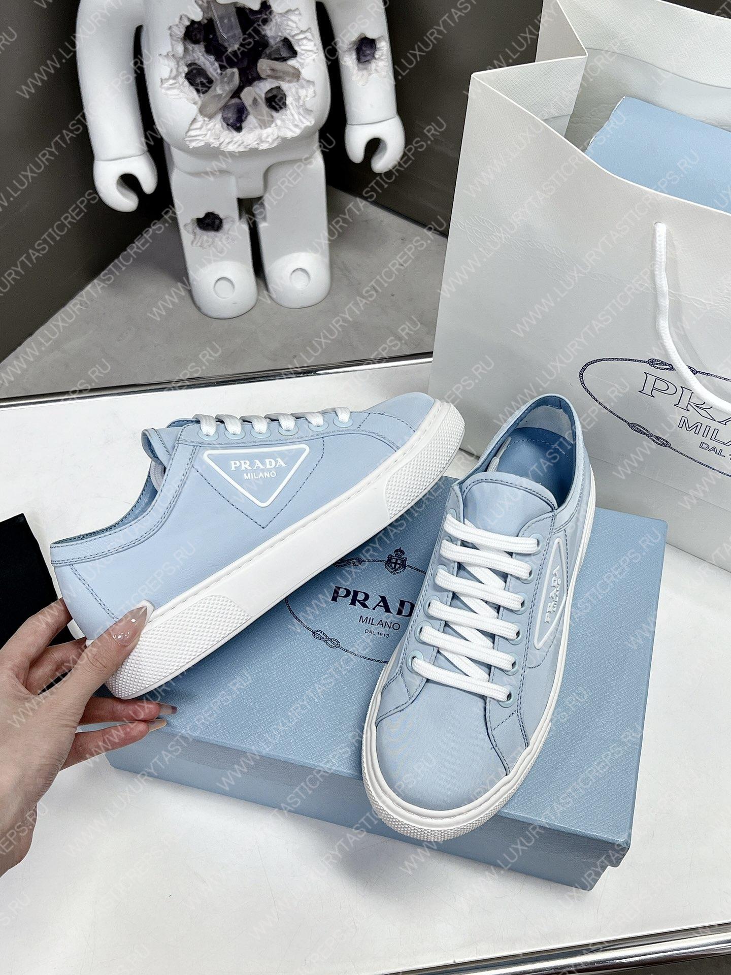 Pra*a soft calf leather sneakers blue 4e3560