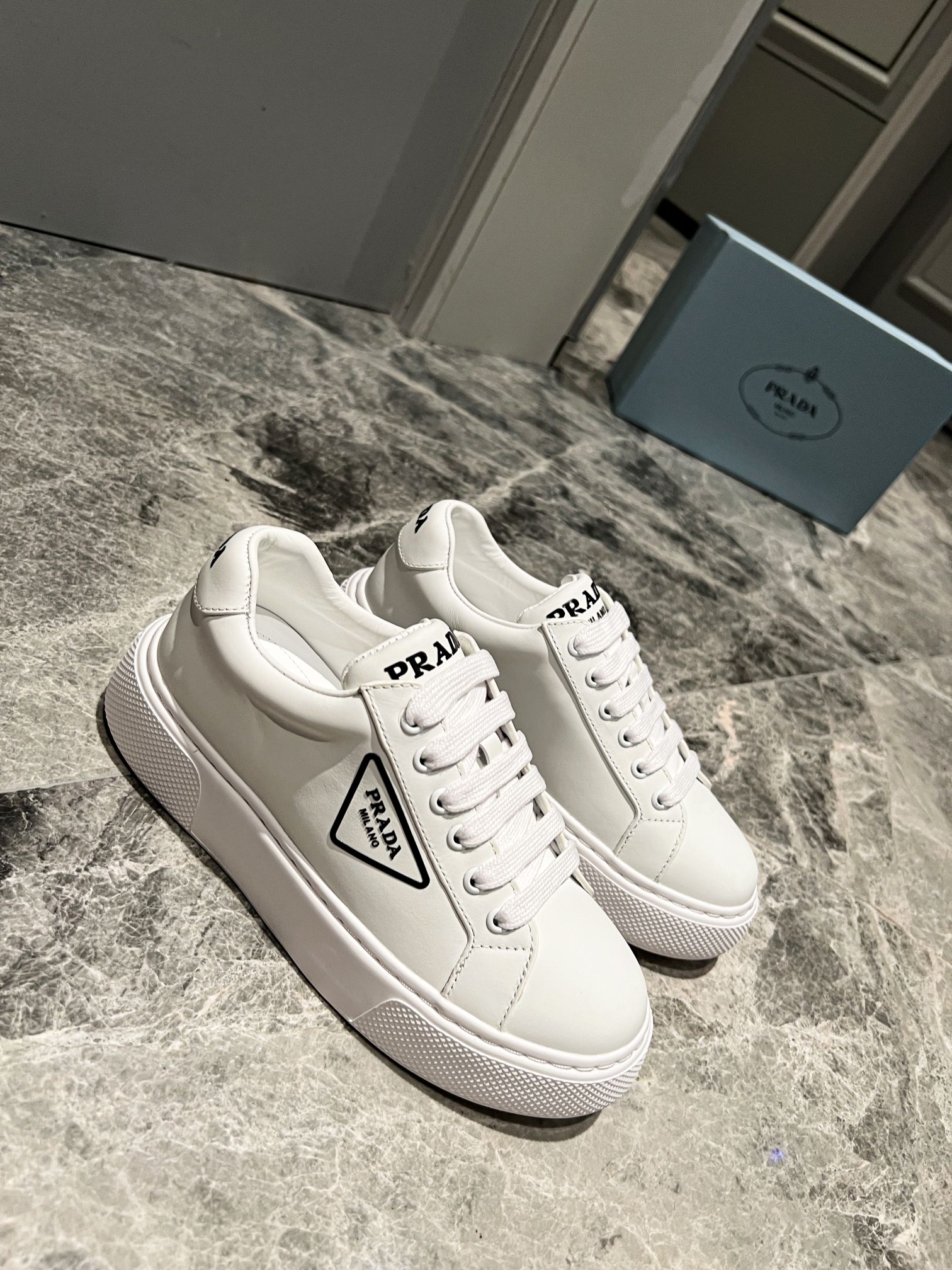 Pra*a wheel re-nylon sneakers white p00528659