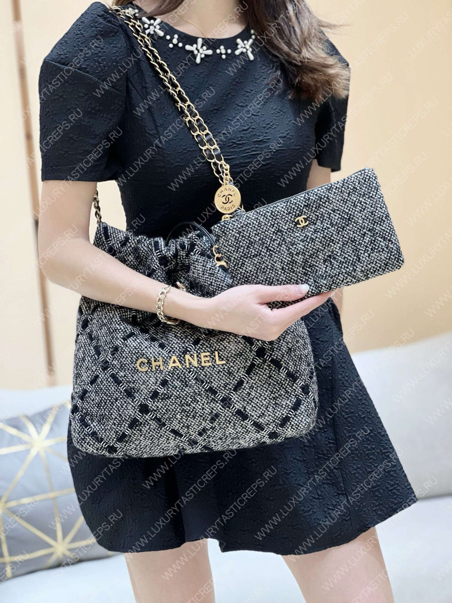 Ch*el 22 handbag as3260