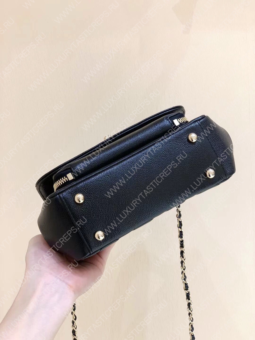 Ch*el small business affinity flap bag black a93749