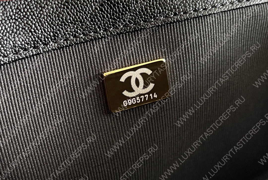 Ch*el boy handbag black a67086