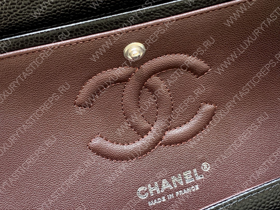 Ch*el small classic handbag bag black a01113