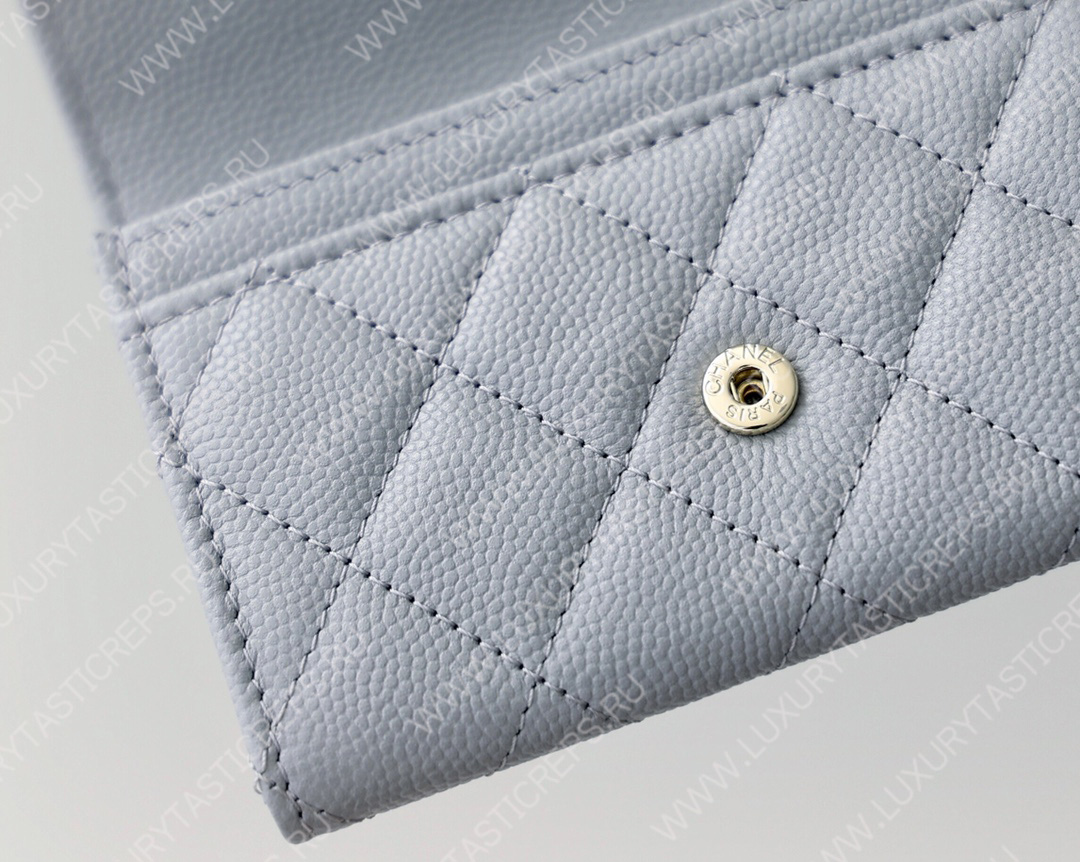 Ch*el classic card holder grey ap0214