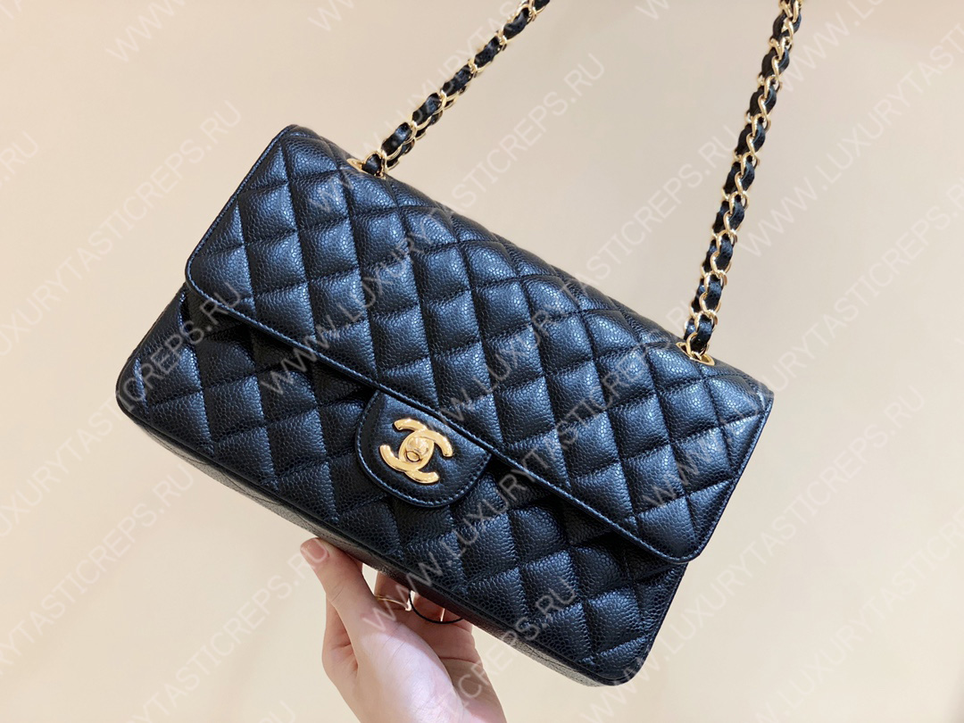 Ch*el classic handbag bag black a01112