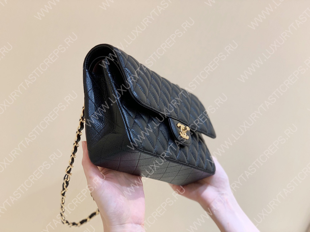 Ch*el classic handbag bag black a01112