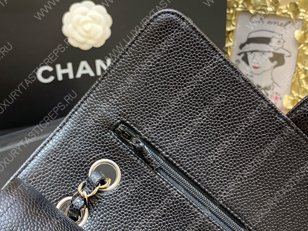 Ch*el classic handbag bag black a01112