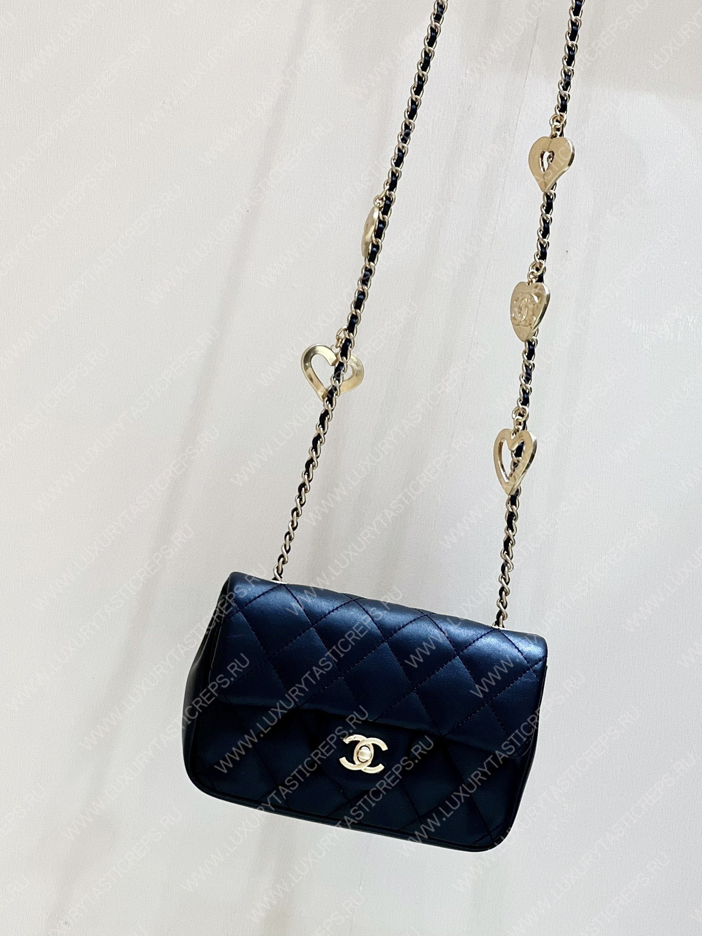 Ch*el mini flap bag black as3456