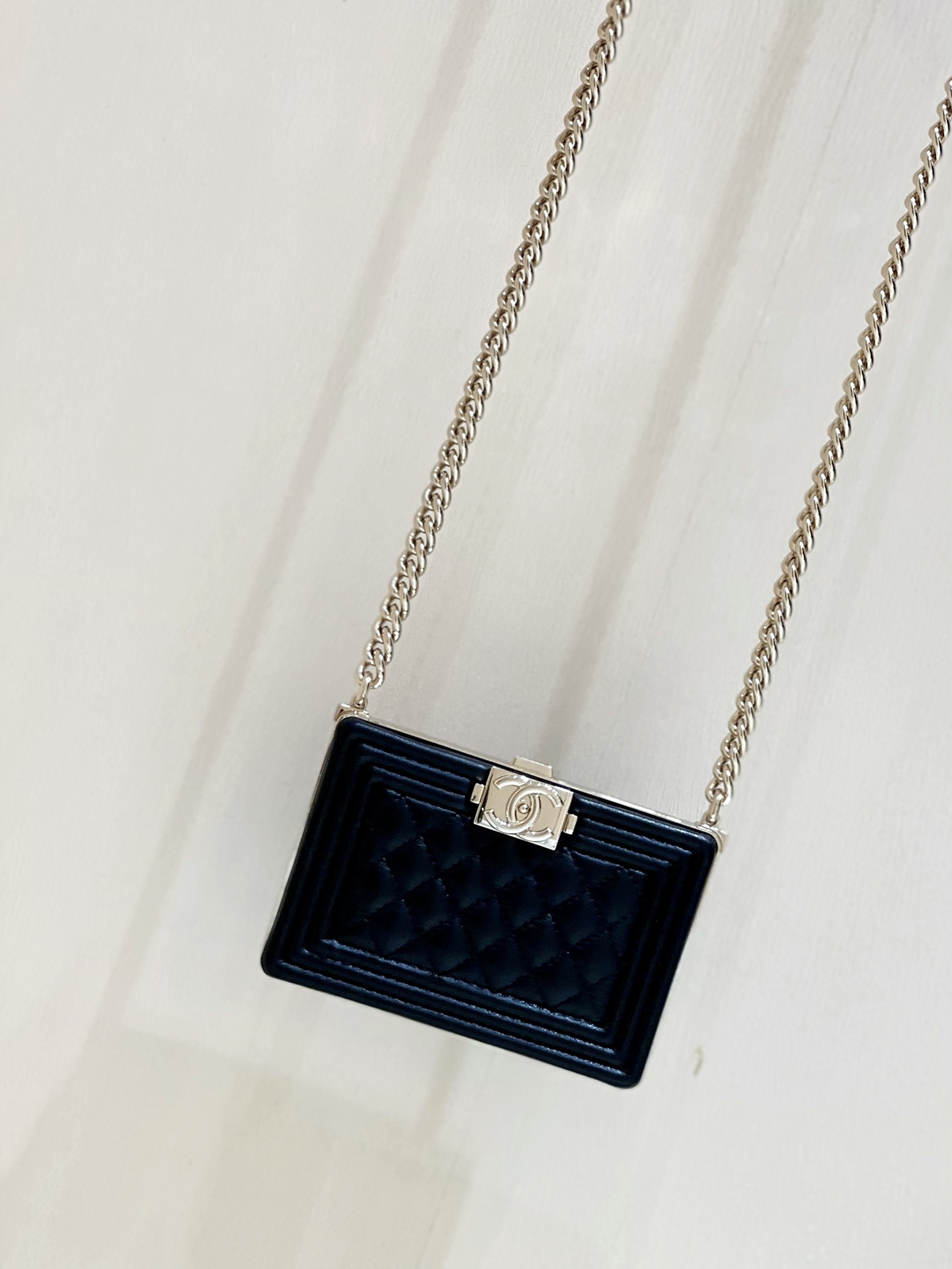 Ch*el mini boy bag black ap2884