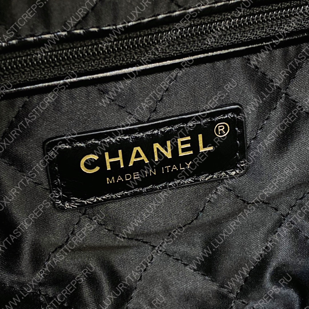 Ch*el 22 handbag black as3261