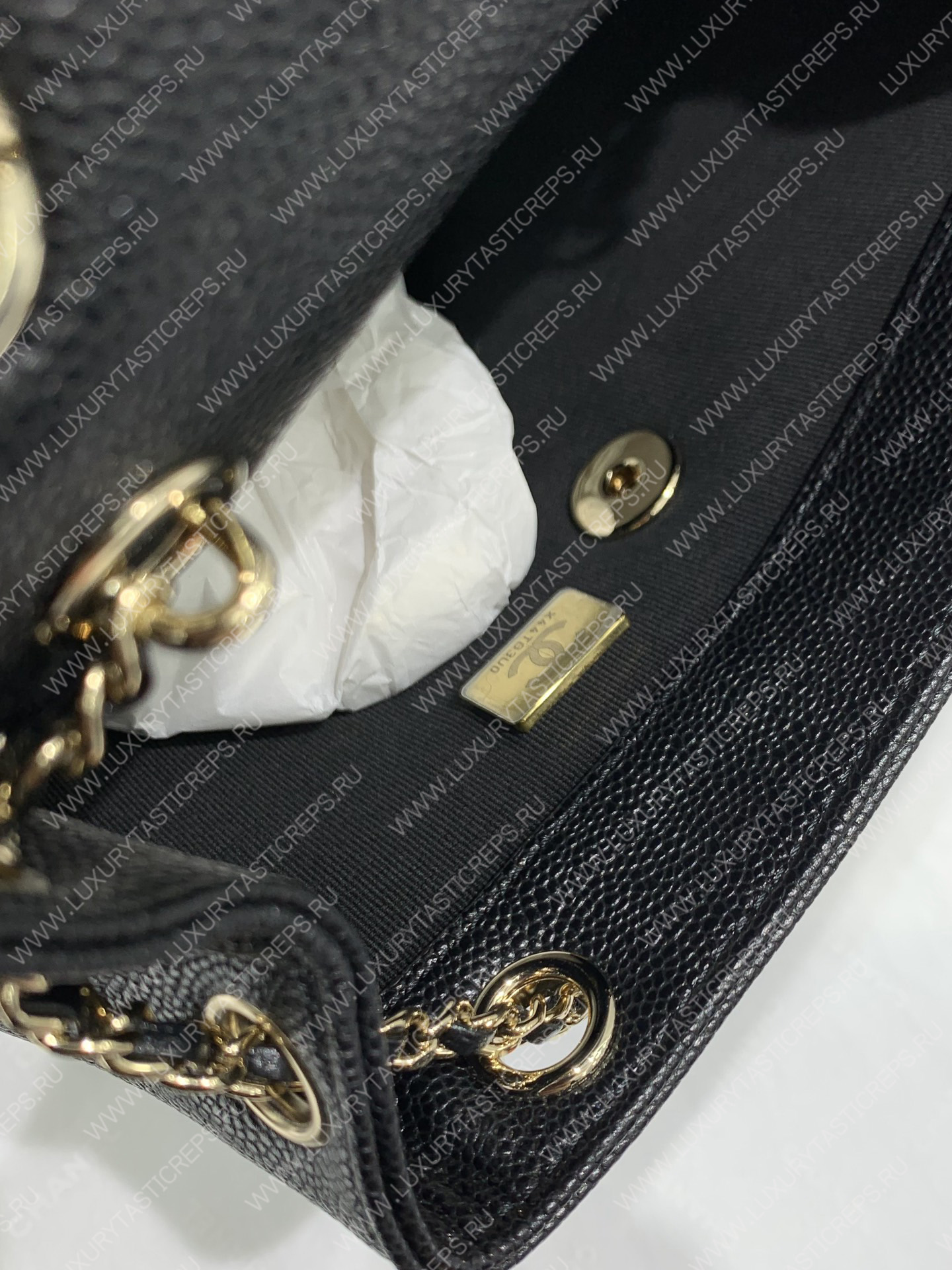 Ch*el small backpack black as3787