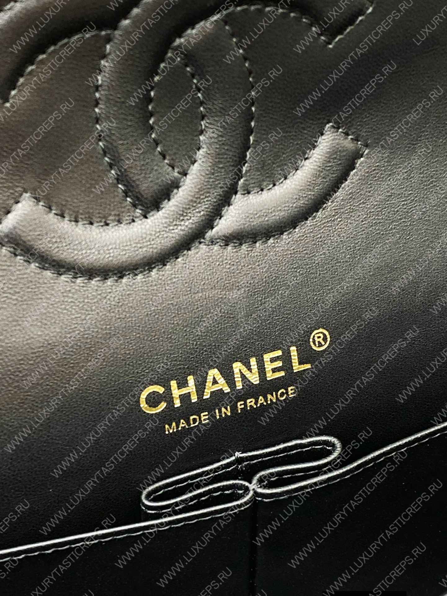 Ch*el small classic handbag black a01112