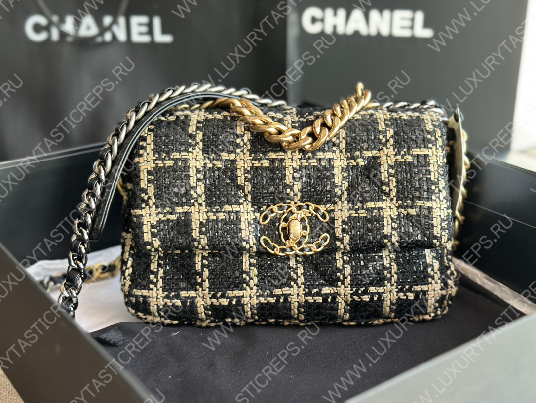 Ch*el 19 handbag multicolor as1161