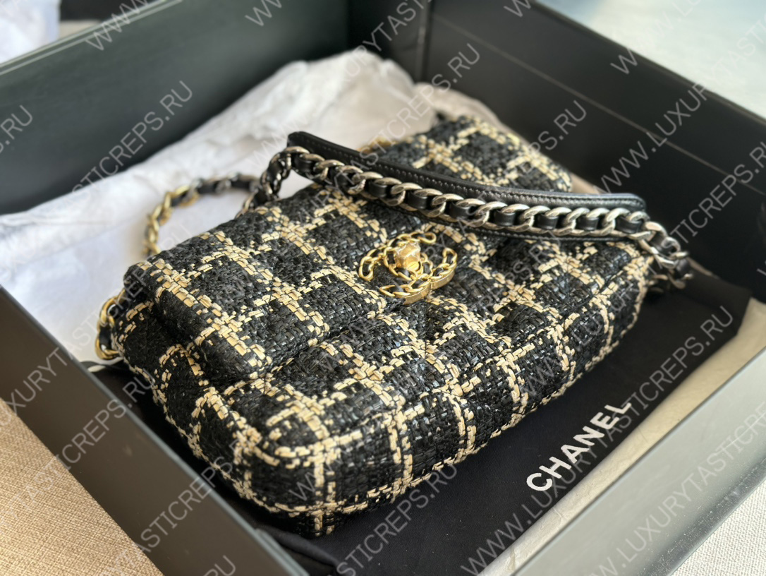 Ch*el 19 handbag multicolor as1161
