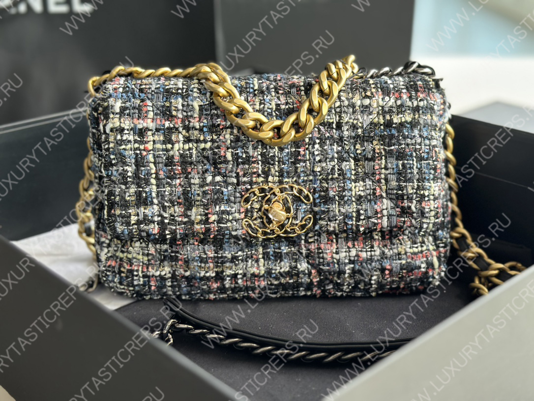 Ch*el 19 handbag multicolor as1161