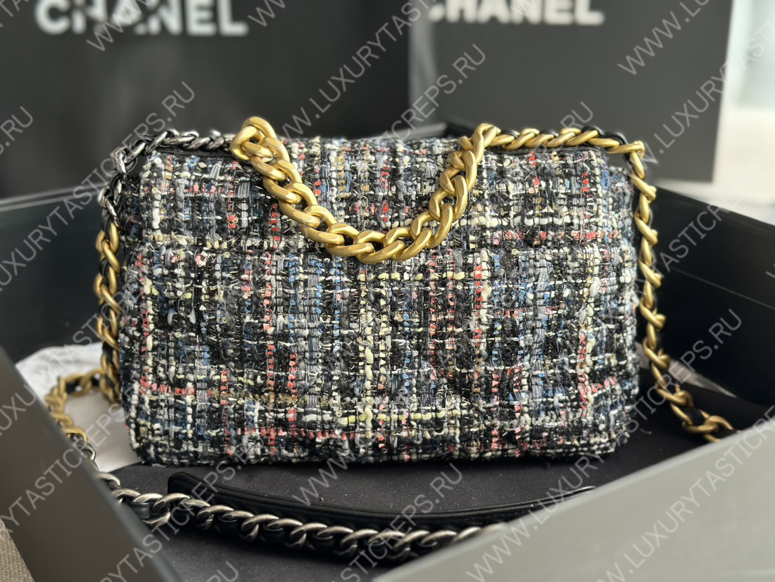 Ch*el 19 handbag multicolor as1161