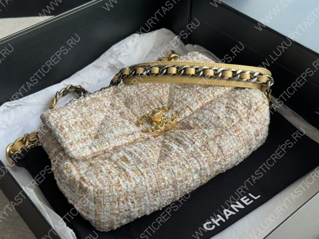 Ch*el 19 handbag multicolor as1161