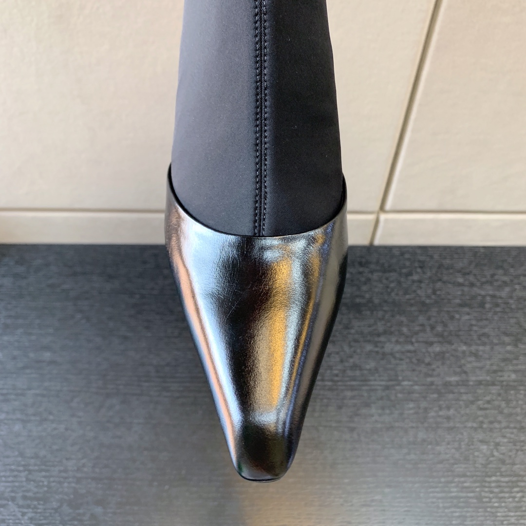 ALEXANDER WANG POINTED TOE BOOTS BLACK 30322B013