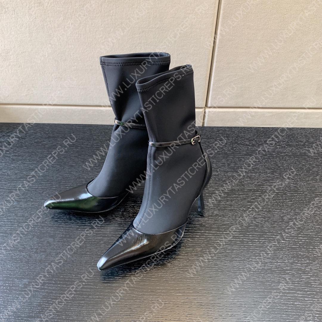 ALEXANDER WANG POINTED TOE BOOTS BLACK 30322B013