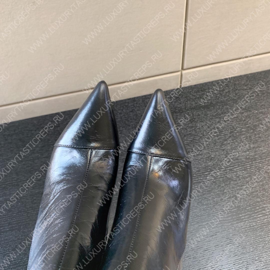 BALMAIN RONI ANKLE BOOTS BLACK YN1TA522LVIT