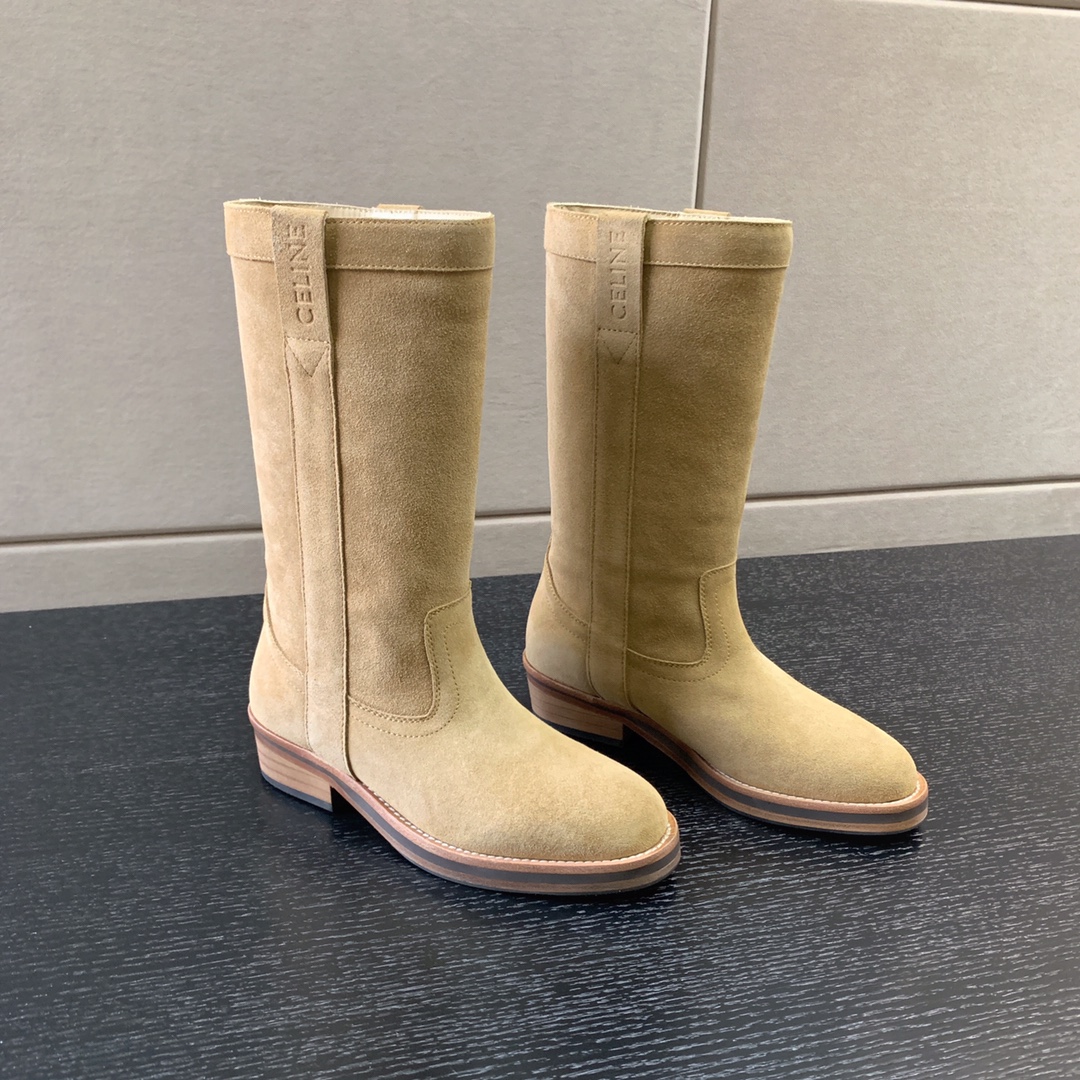 Ce**e mid calf boot conde fawn 342833190c